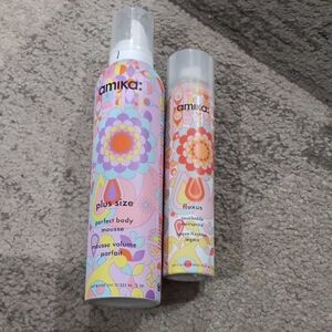 Amika Colorful Body Mousse and Hairspray Duo